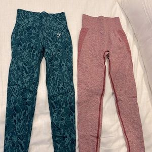 2 pairs of gym shark leggings never worn